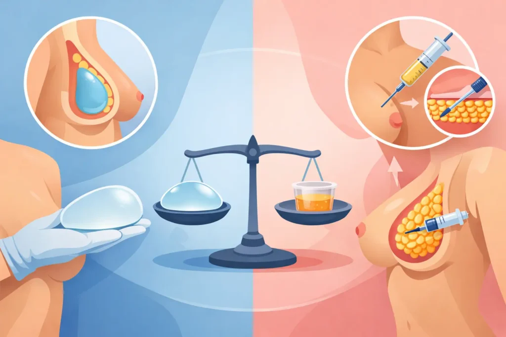 Breast Implants Versus Fat Transfer