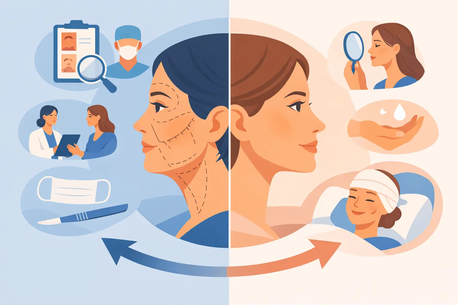 Facelift Before After Patient Journey Explained