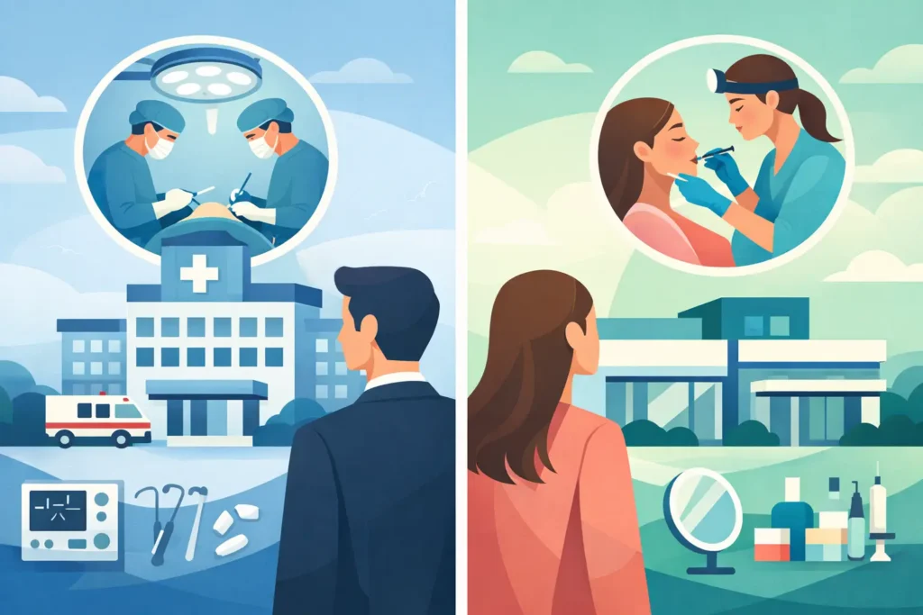 Hospital Versus Clinic Cosmetic Surgery: What Matters