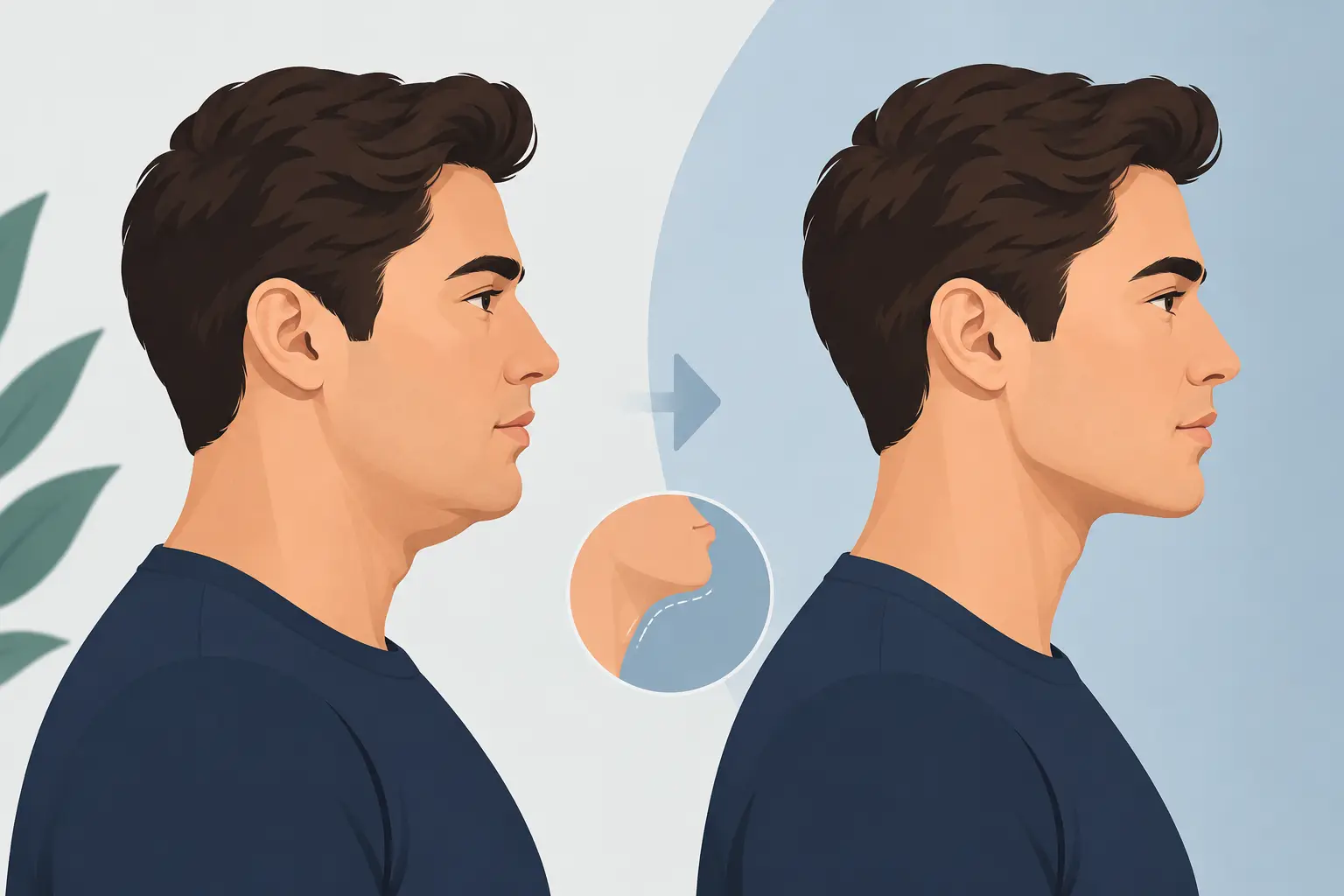 Chin Liposuction for Men and a Sharper Profile