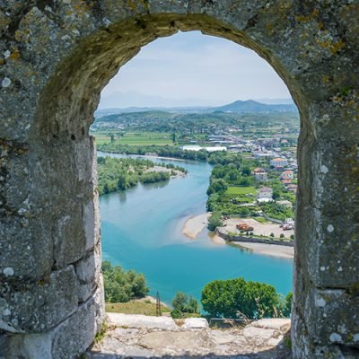 Ancient fortress defended the town of Shkoder in the past.